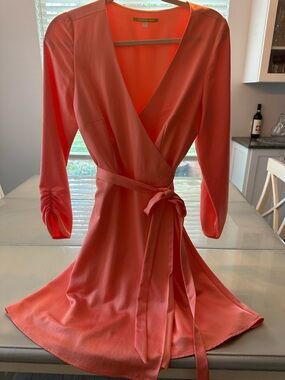 Gianni Bini Coral Wrap Dress